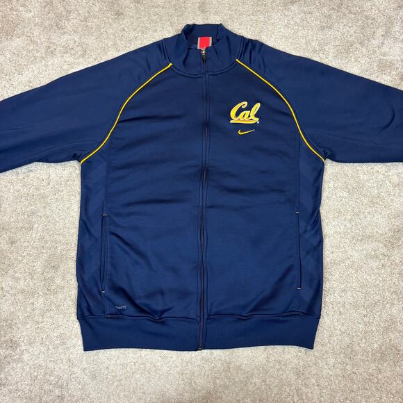 Vintage Nike Cal Berkeley Jacket Men's Large Full Zip - Picture 2 of 11